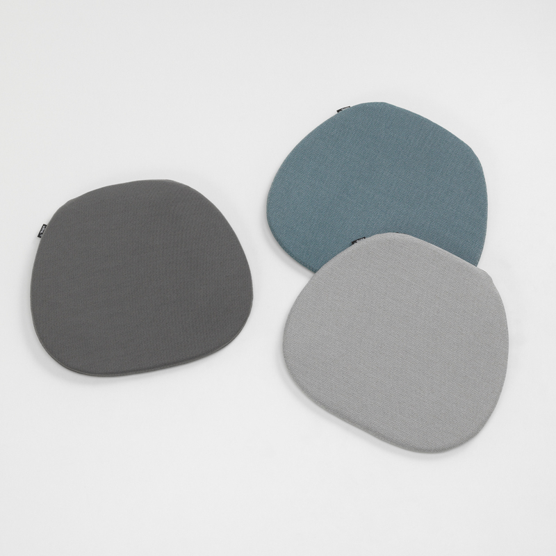 Coussin Coussin d'assise SOFT SEAT OUTDOOR Type B Simmons 55 gris/blanc VITRA
