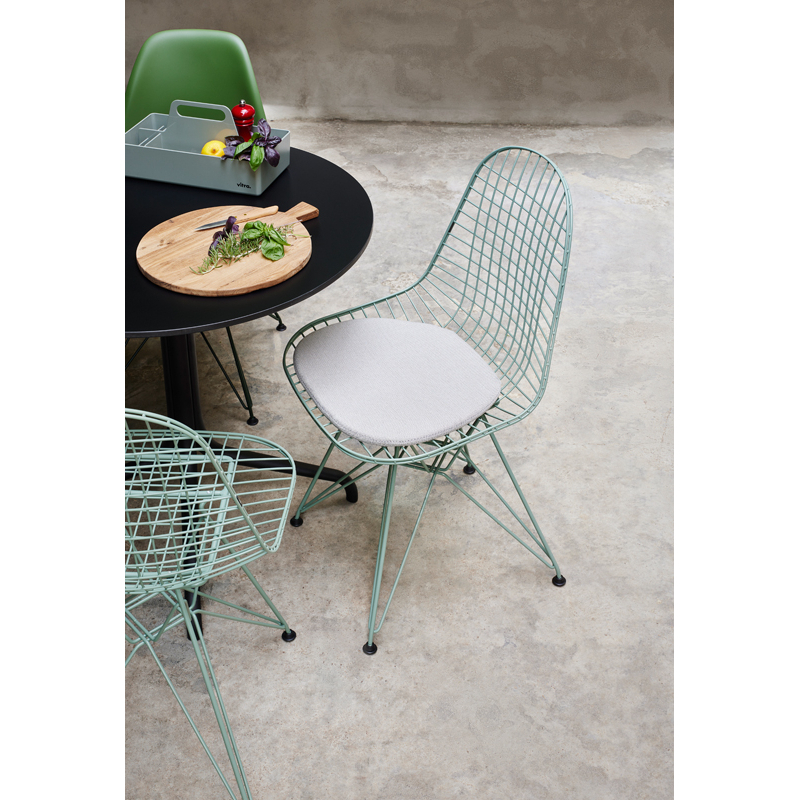 Coussin Coussin d'assise SOFT SEAT OUTDOOR Type B Simmons 55 gris/blanc VITRA