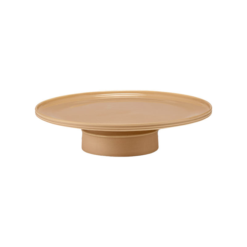 Plat de service haut DUNE  Argile