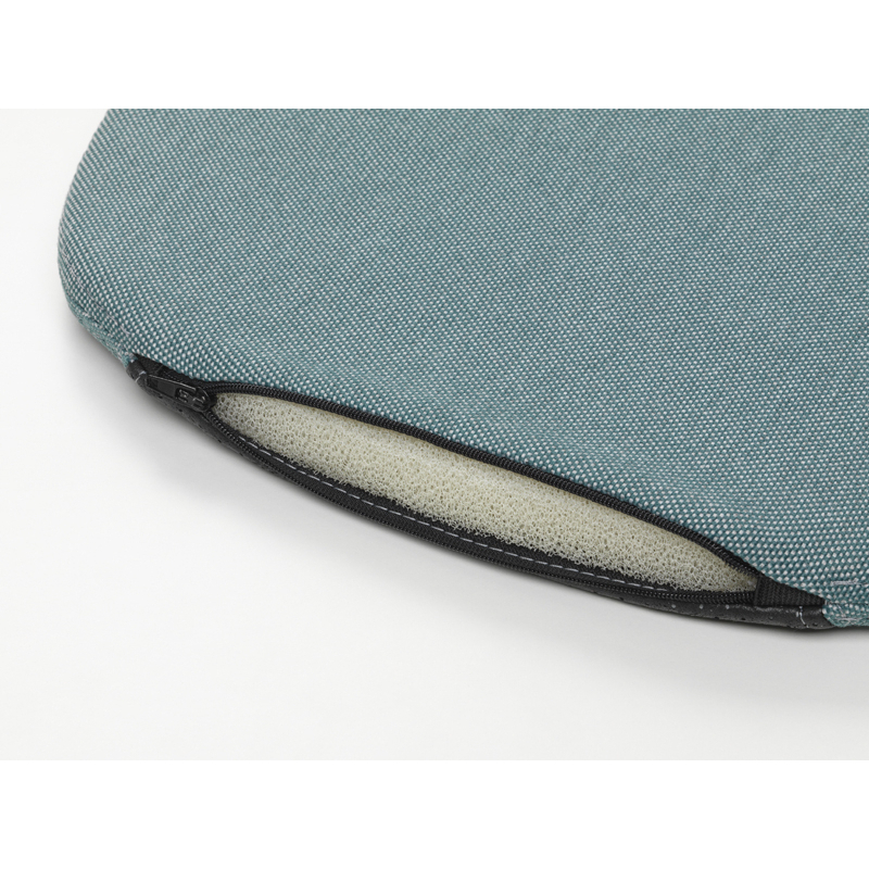Coussin Coussin d'assise SOFT SEAT OUTDOOR Type C Simmons 53 blanc/bleu acier VITRA