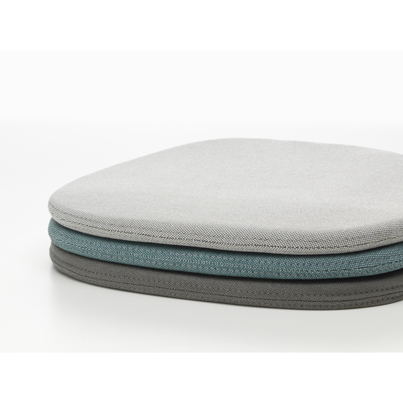 Coussin Coussin d'assise SOFT SEAT OUTDOOR Type C Simmons 53 blanc/bleu acier VITRA