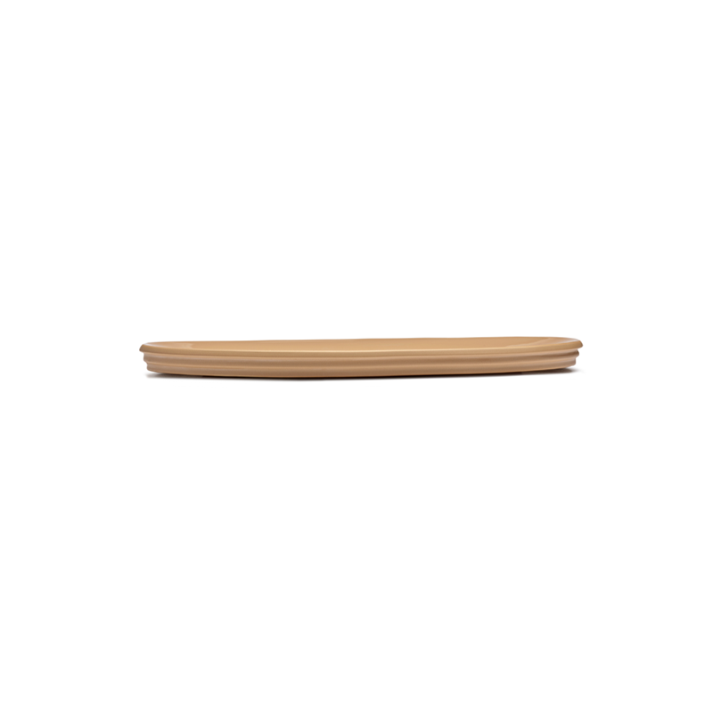 Plateau, plat Plat de service oval DUNE S  Argile SERAX