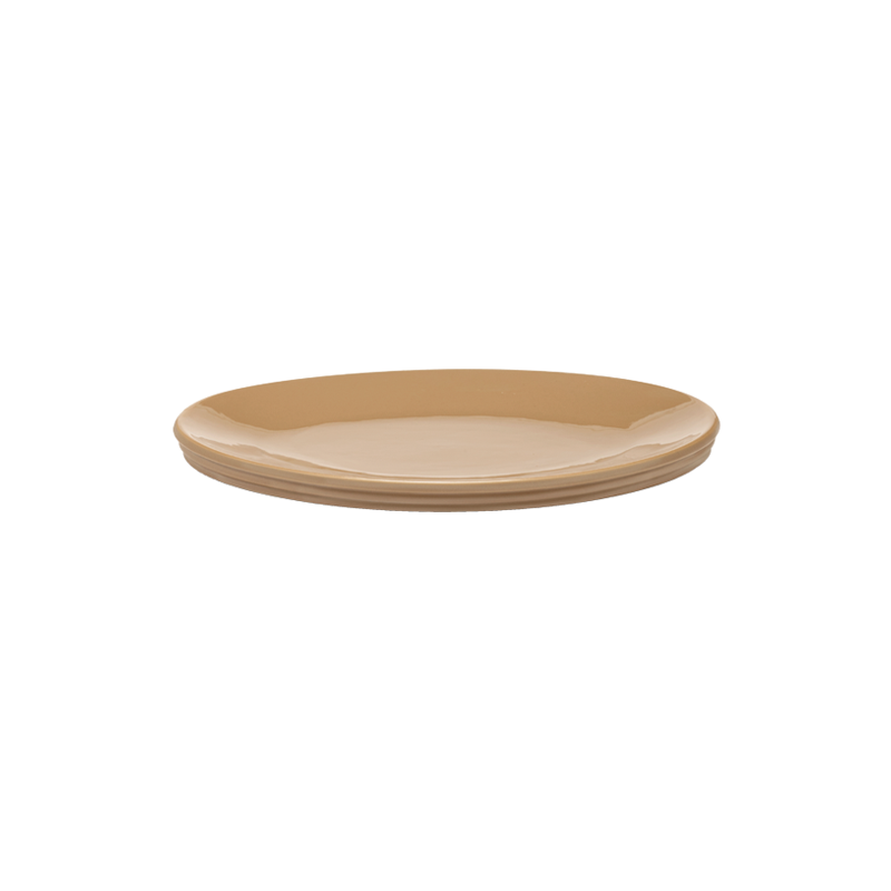 Plateau, plat Plat de service oval DUNE S  Argile SERAX