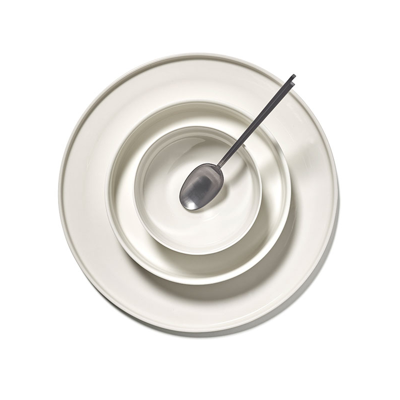 Assiette Plat DUNE XL Blanc albâtre SERAX