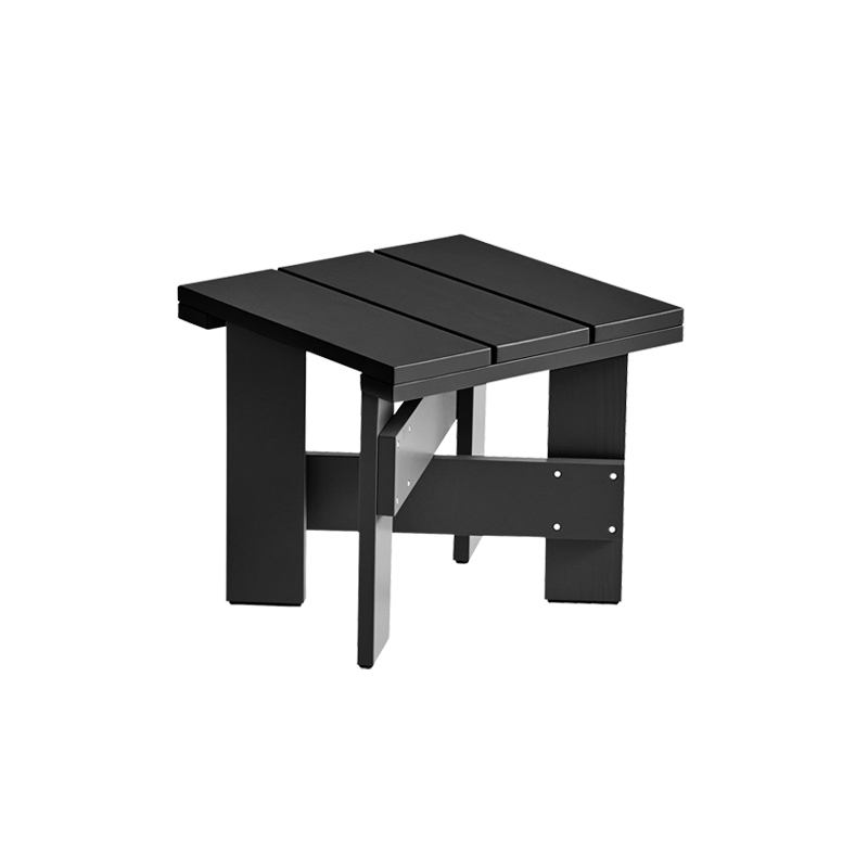 Table basse extérieur Table basse CRATE Noir HAY