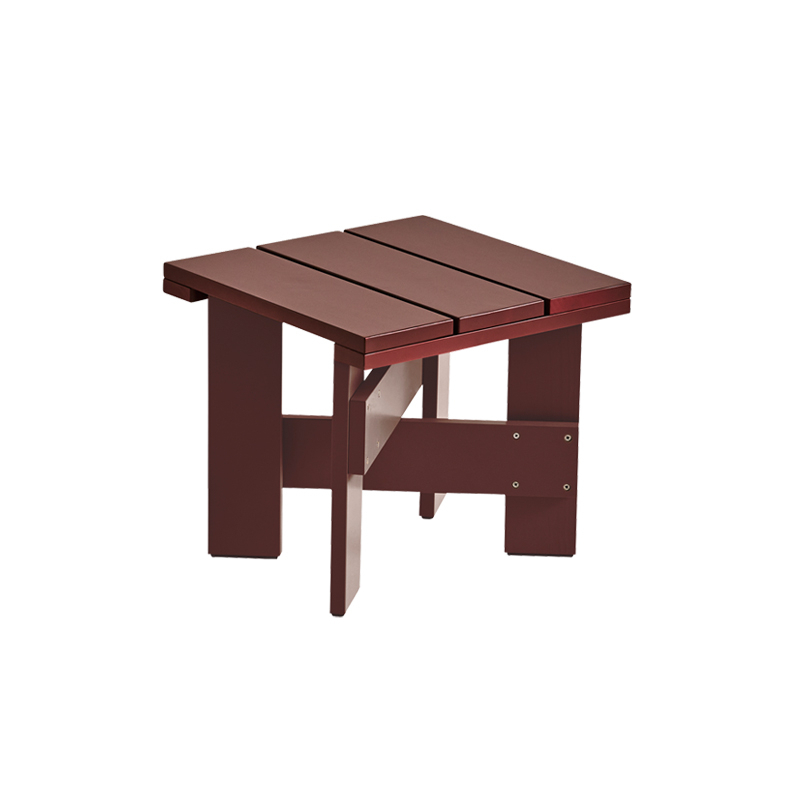 Table basse extérieur Table basse CRATE Rouge fer HAY