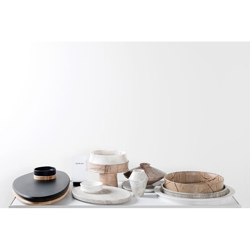 Plateau, plat Plat DUNE M Beige SERAX