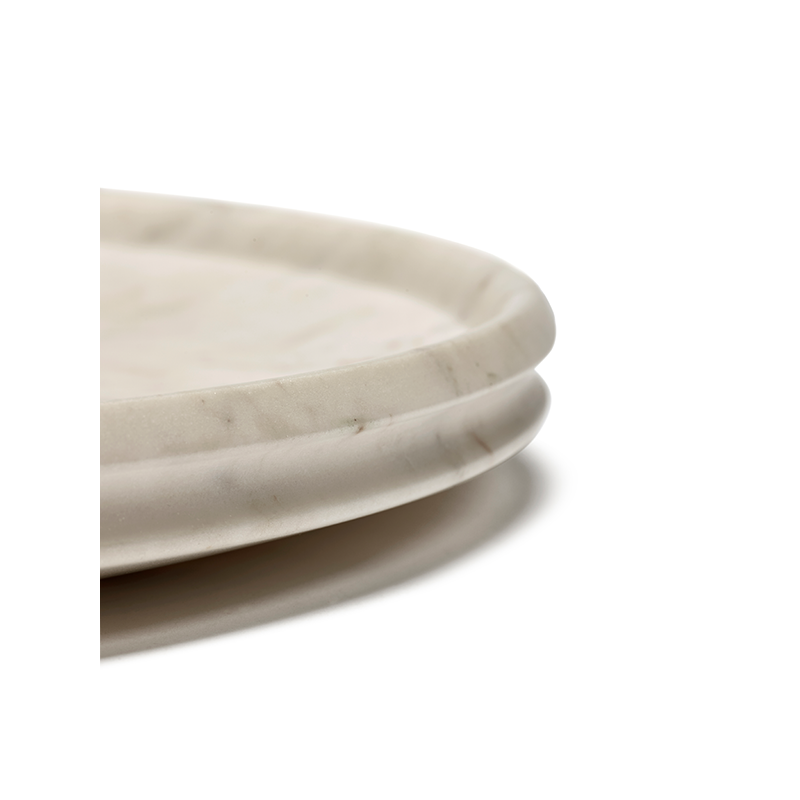 Assiette Soucoupe DUNE M Marron clair SERAX