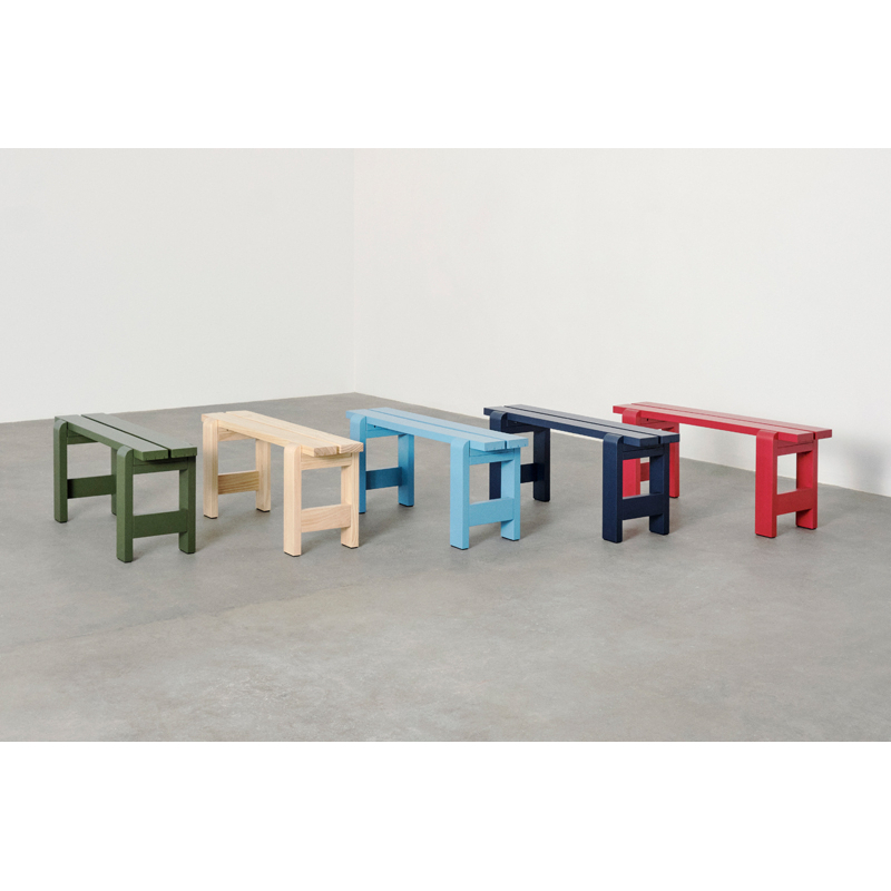 Banc extérieur Banc WEEKDAY L 111 Bleu acier HAY