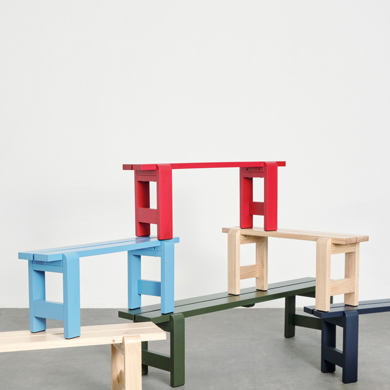 Banc extérieur Banc WEEKDAY L 111 Vert olive HAY