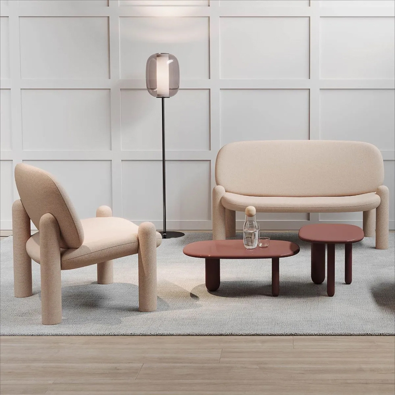 Table d'appoint guéridon TOTTORI L 54 Marron DRIADE