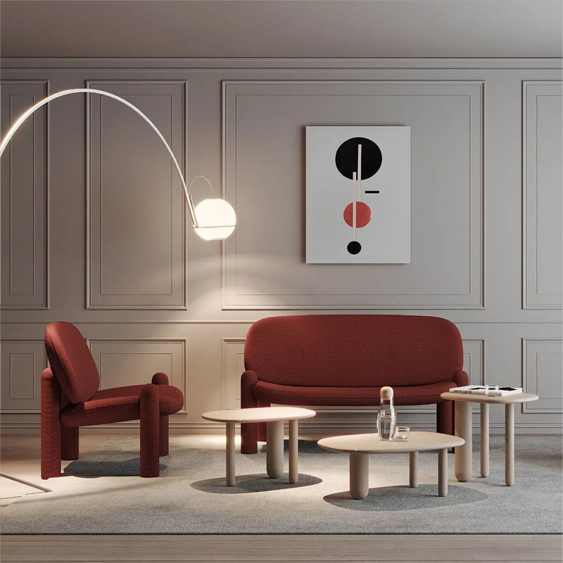 Table d'appoint guéridon TOTTORI L 54 Marron DRIADE