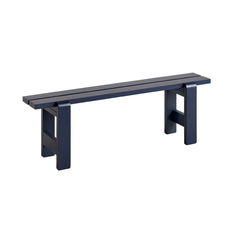 Banc extérieur Banc WEEKDAY L 140 Bleu acier HAY
