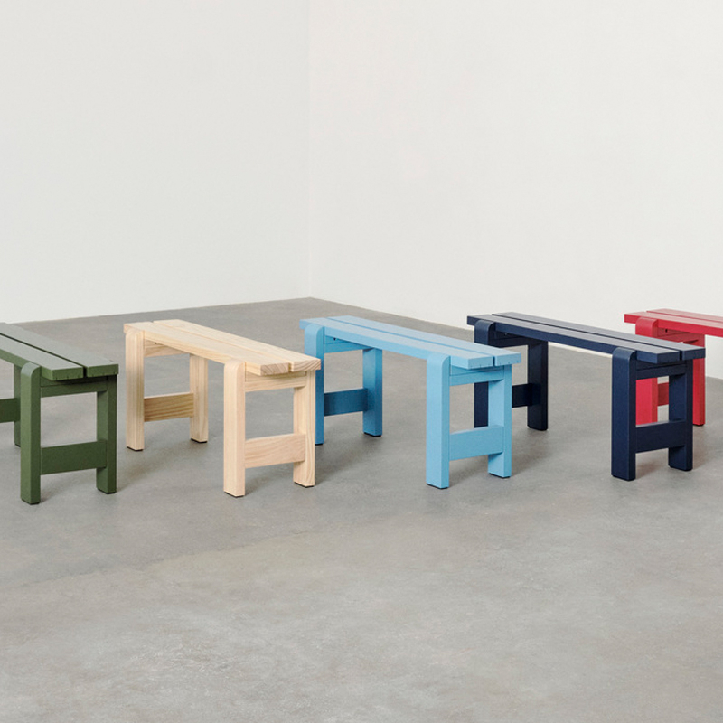 Banc extérieur Banc WEEKDAY L 140 Vert olive HAY