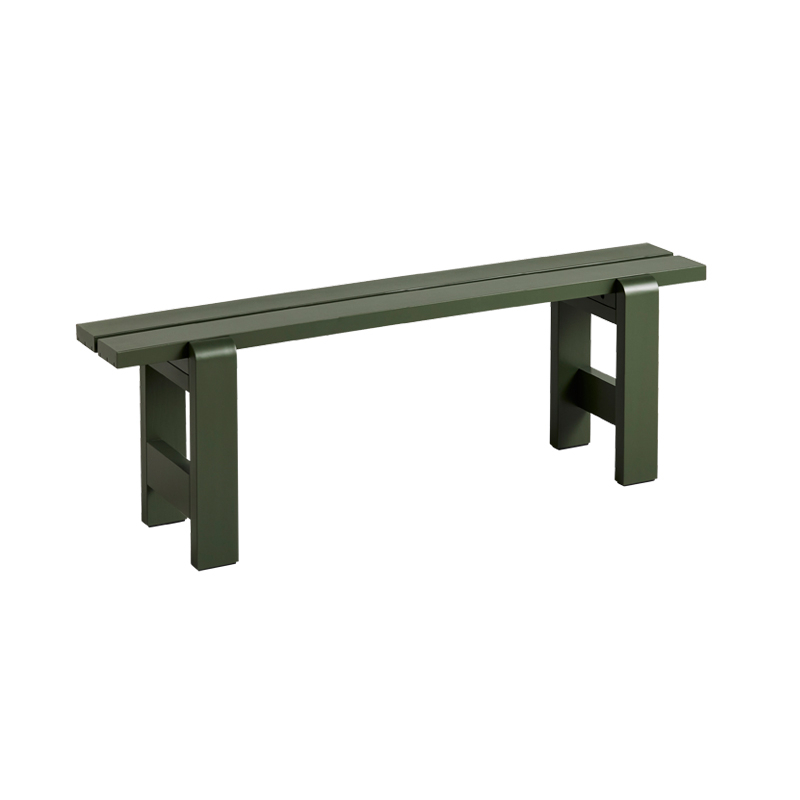 Banc extérieur Banc WEEKDAY L 140 Vert olive HAY