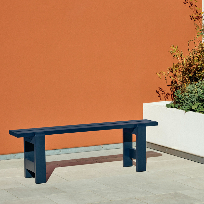 Banc extérieur Banc WEEKDAY L 140 Vert olive HAY