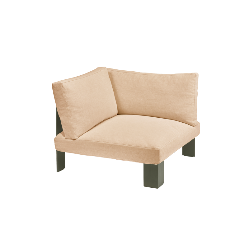 Canapé BENCH module d'angle Abricot SERAX