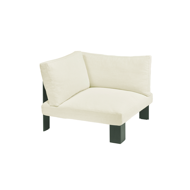 Canapé BENCH module d'angle Blanc SERAX