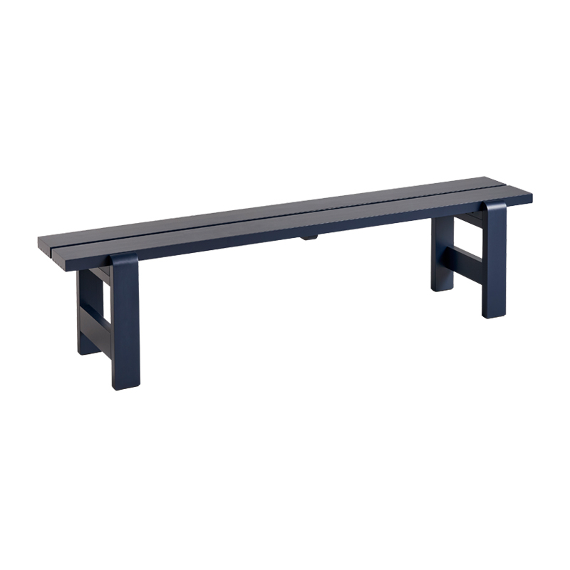 Banc extérieur Banc WEEKDAY L 190 Bleu acier HAY