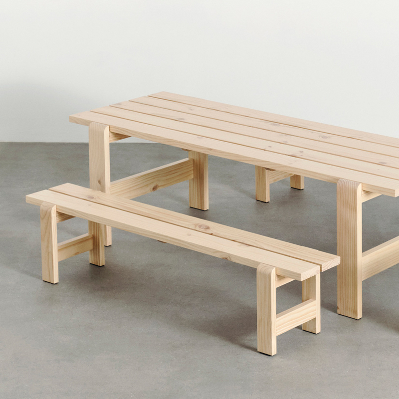 Banc extérieur Banc WEEKDAY L 190 Pin HAY