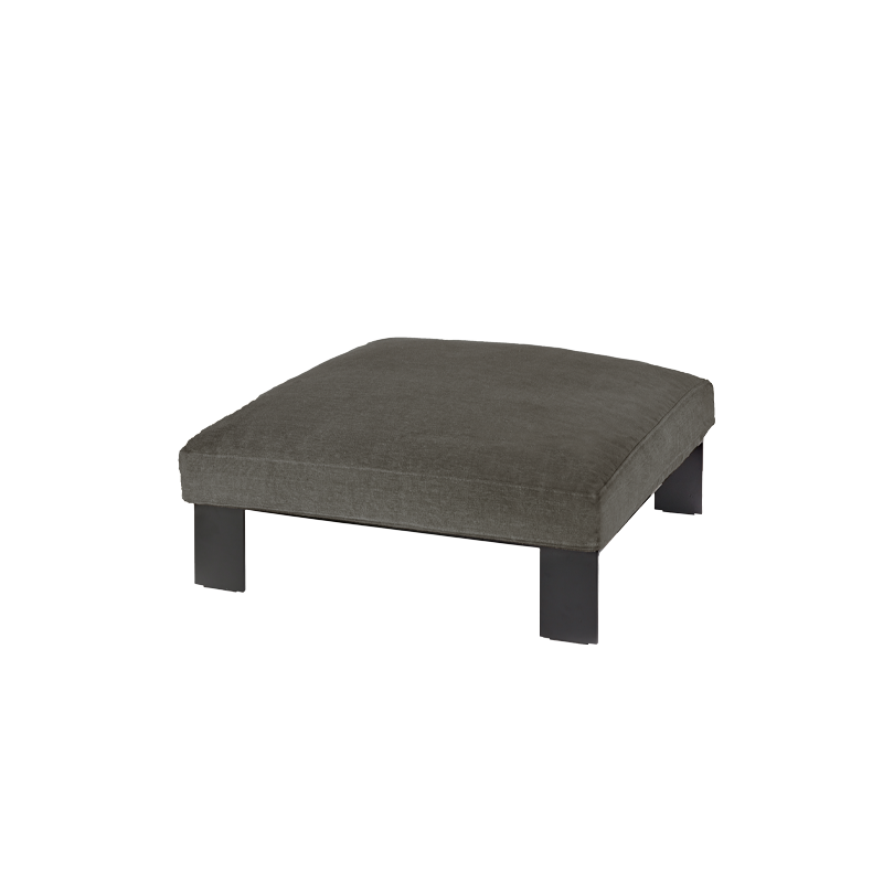 Canapé Ottoman FOOTSTOOL Charbon SERAX