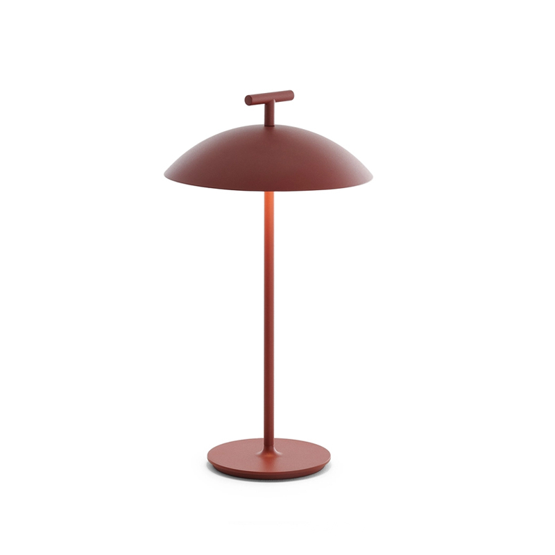 Lampe à poser MINI GEEN-A PORTABLE Rouge brique KARTELL