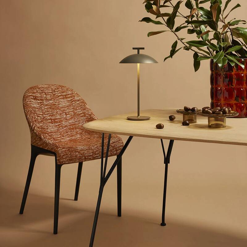 Lampe à poser Mini GEEN-A Rouge brique KARTELL