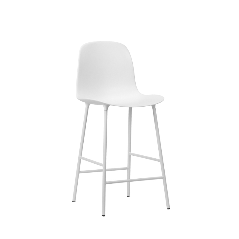 FORM BAR CHAIR Blanc