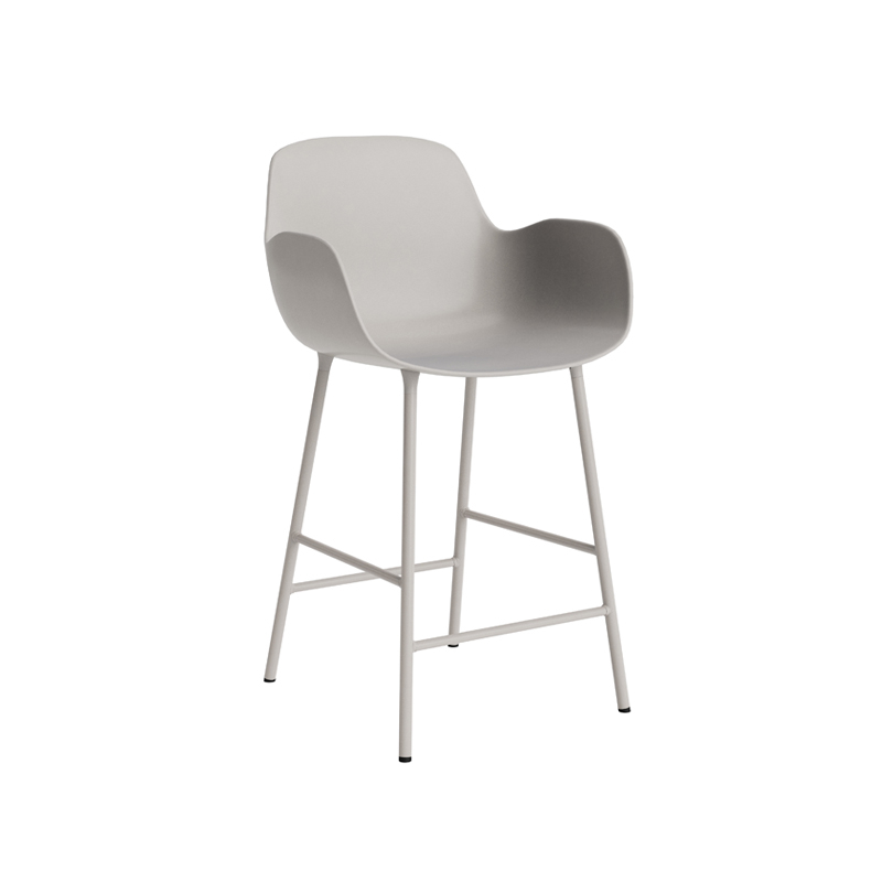Tabouret haut FORM BAR ARMCHAIR Gris clair Normann Copenhagen