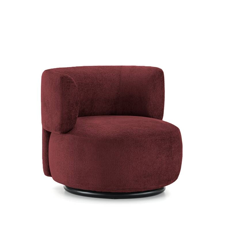 Fauteuil K-WAIT Chenille Chenille bordeaux KARTELL