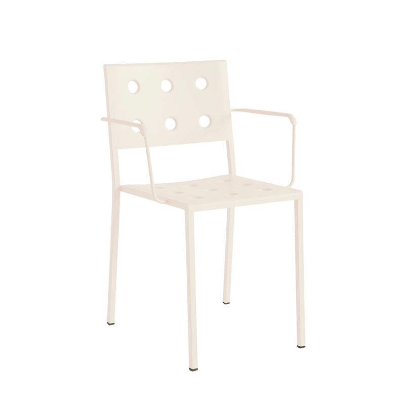 Chaise extérieur Chaise BALCONY DINING avec accoudoirs Beige HAY