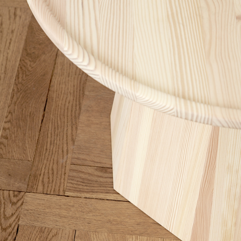 Table d'appoint guéridon PINE Pin naturel Normann Copenhagen