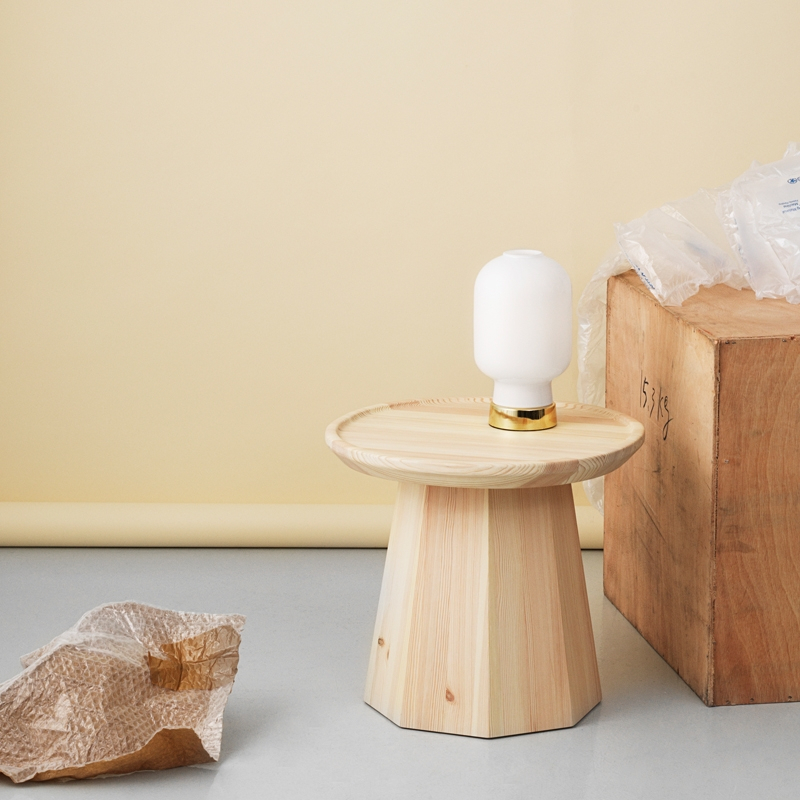 Table d'appoint guéridon PINE Pin naturel Normann Copenhagen