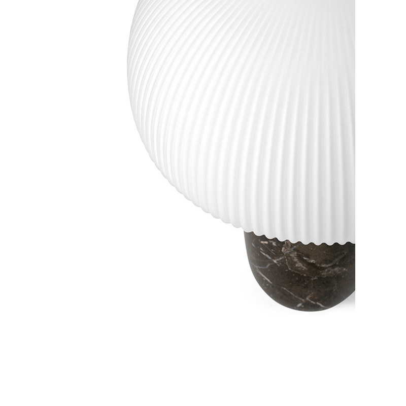 Lampe à poser SCULPTURE Marbre gris VIPP