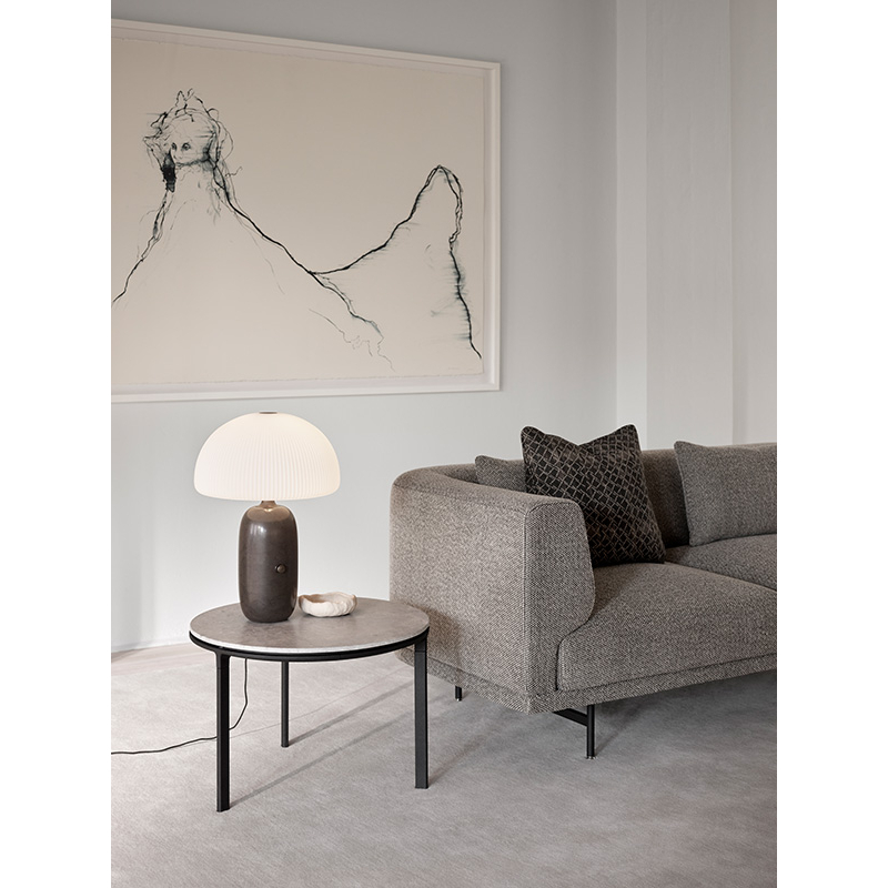 Lampe à poser SCULPTURE Marbre gris VIPP
