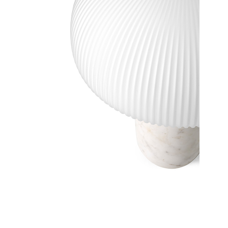 Lampe à poser SCULPTURE Marbre blanc VIPP