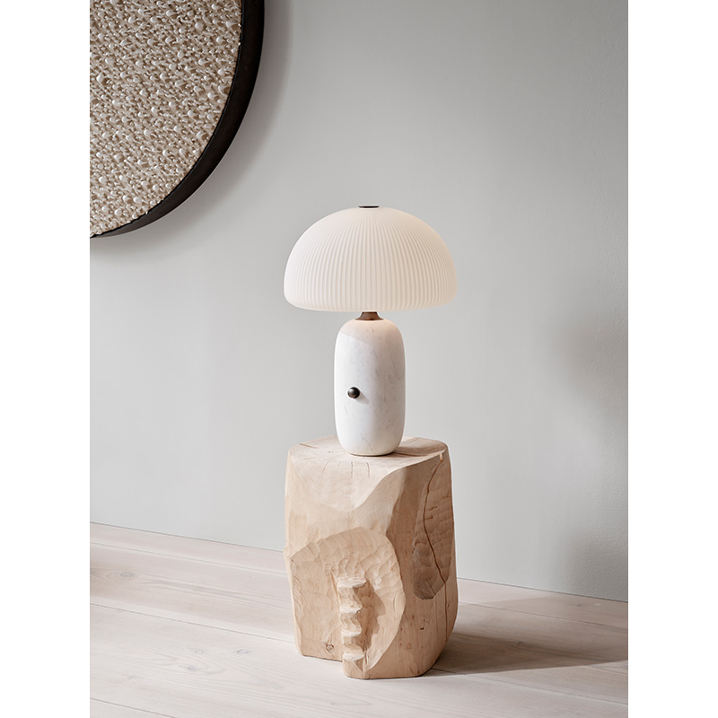 Lampe à poser SCULPTURE Marbre blanc VIPP