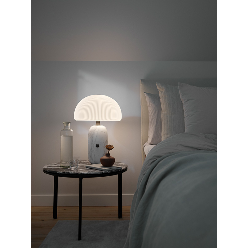 Lampe à poser SCULPTURE Marbre blanc VIPP