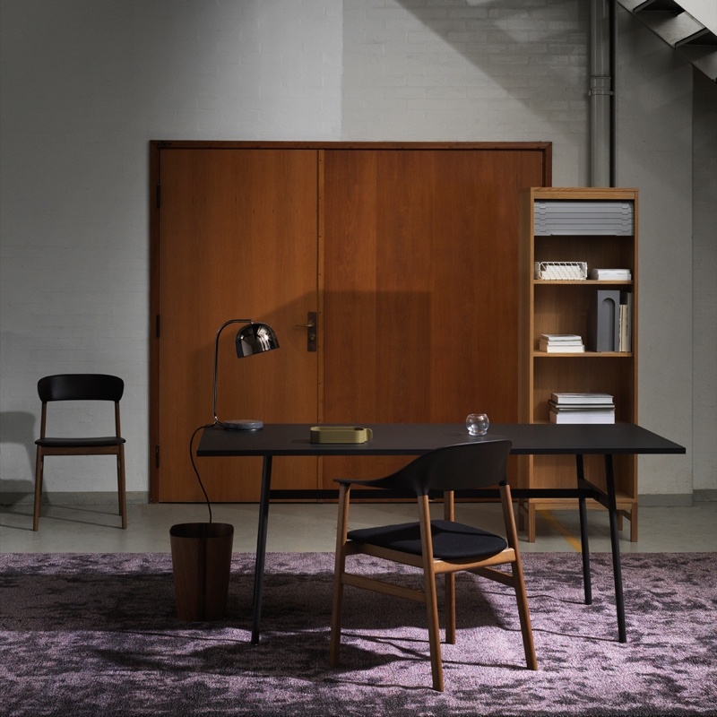 Chaise HERIT CHAIR Noir Normann Copenhagen