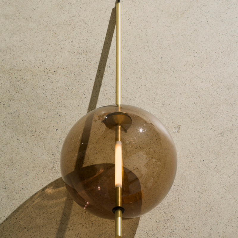 Suspension KANDINSKY 30 Marron/ laiton  PHOLC
