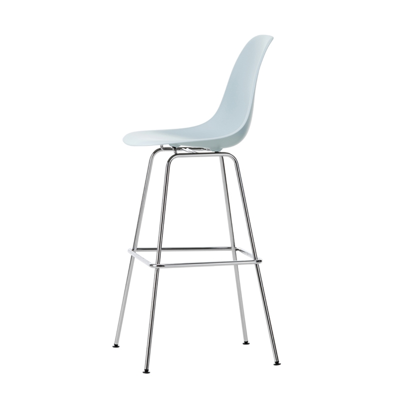 Tabouret haut EAMES PLASTIC STOOL High Gris bleuté RE VITRA