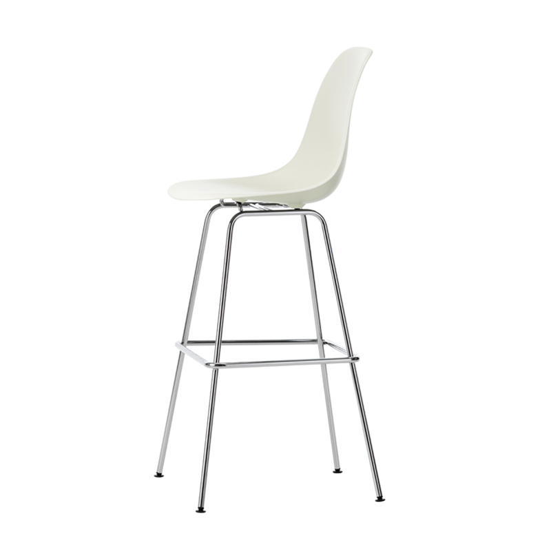 Tabouret haut EAMES PLASTIC STOOL High Gris galet RE VITRA