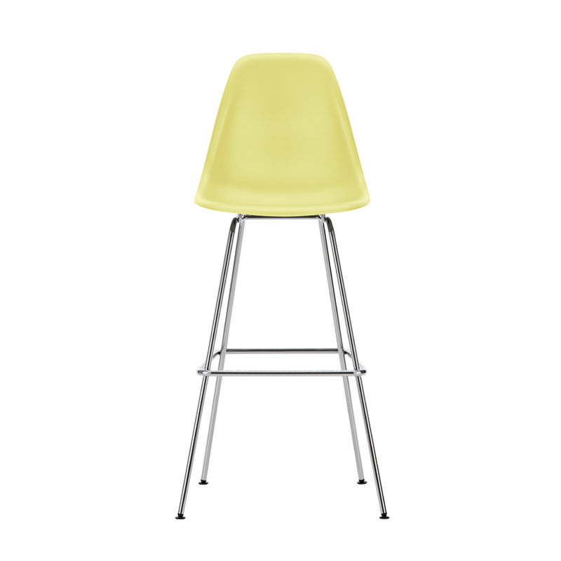 Tabouret haut EAMES PLASTIC STOOL High Citron RE VITRA