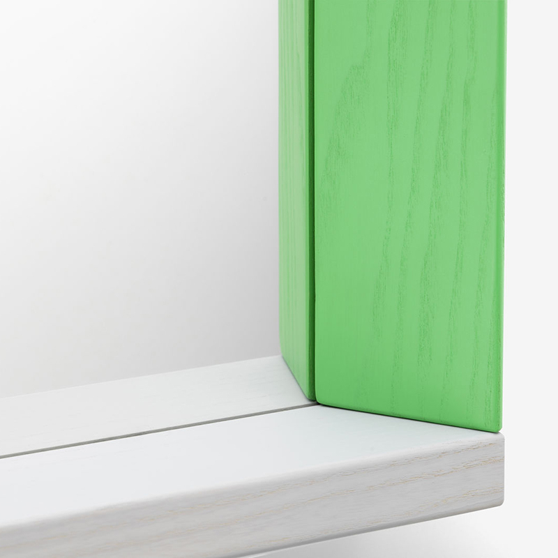 Miroir Miroir COLOUR FRAME small Vert/rose VITRA