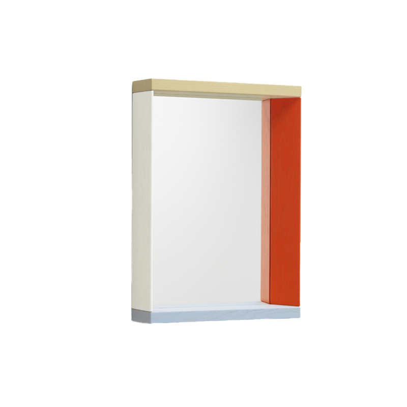 Miroir COLOUR FRAME small Bleu/orange