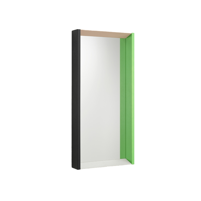 Miroir Miroir COLOUR FRAME medium Vert/rose VITRA