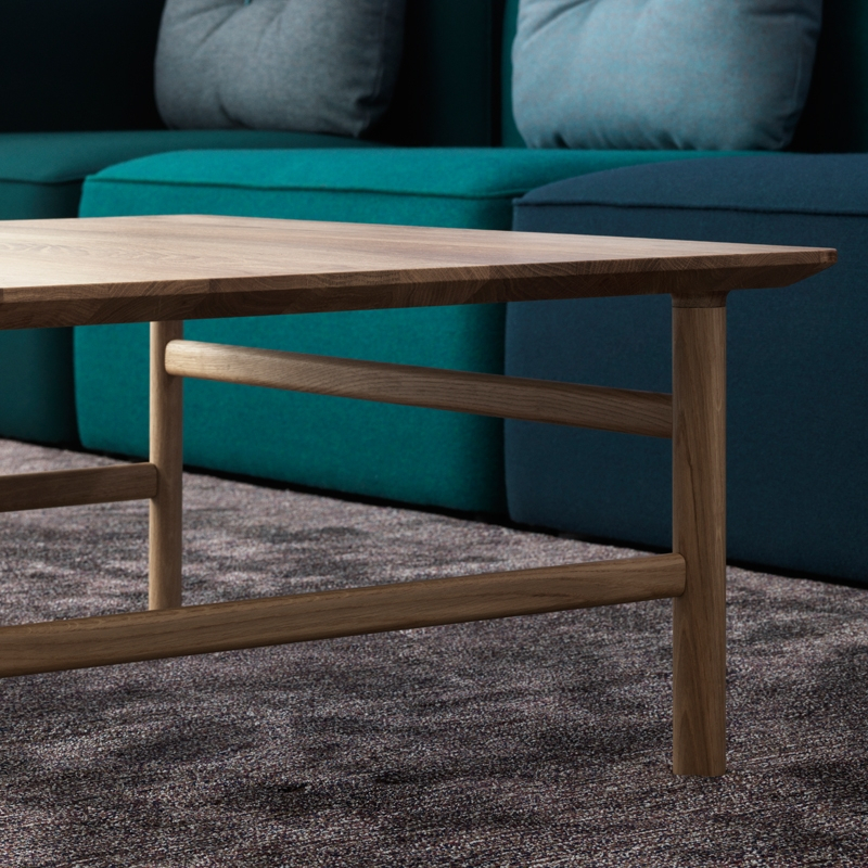 Table basse GROW 80 x 80 Chêne Normann Copenhagen
