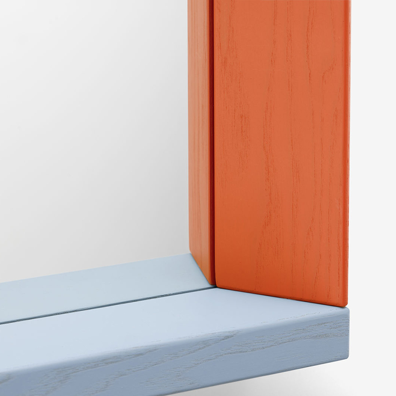 Miroir Miroir COLOUR FRAME medium Bleu/orange VITRA