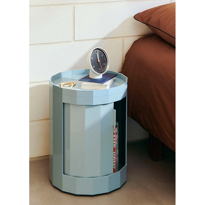 Meuble de rangement FACET CABINET LOW Coquille d'oeuf HAY