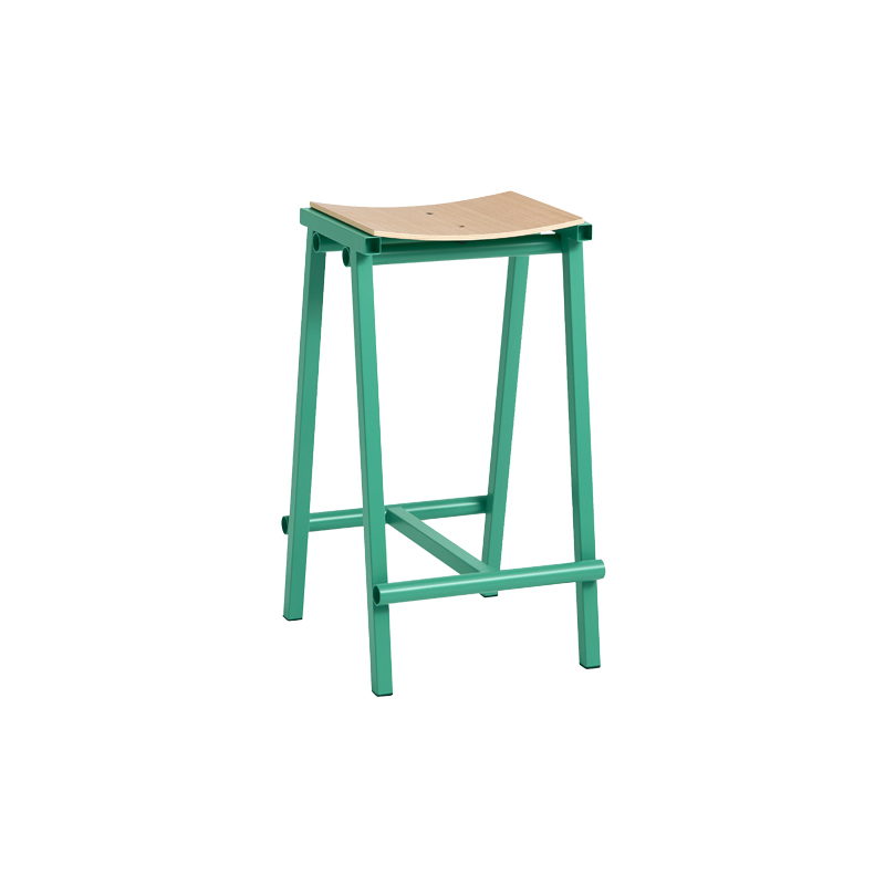 Tabouret haut TABURETE 8 H 66 Vert jade HAY